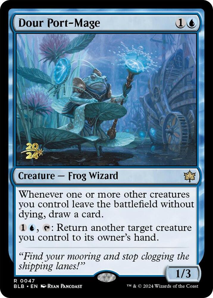 Dour Port Mage 47s/160 (Prerelease Cards)  - Foil | Good Games Modbury