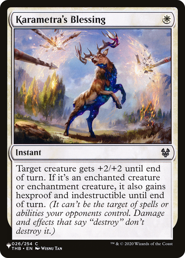 Karametra's Blessing [The List Reprints] | Good Games Modbury