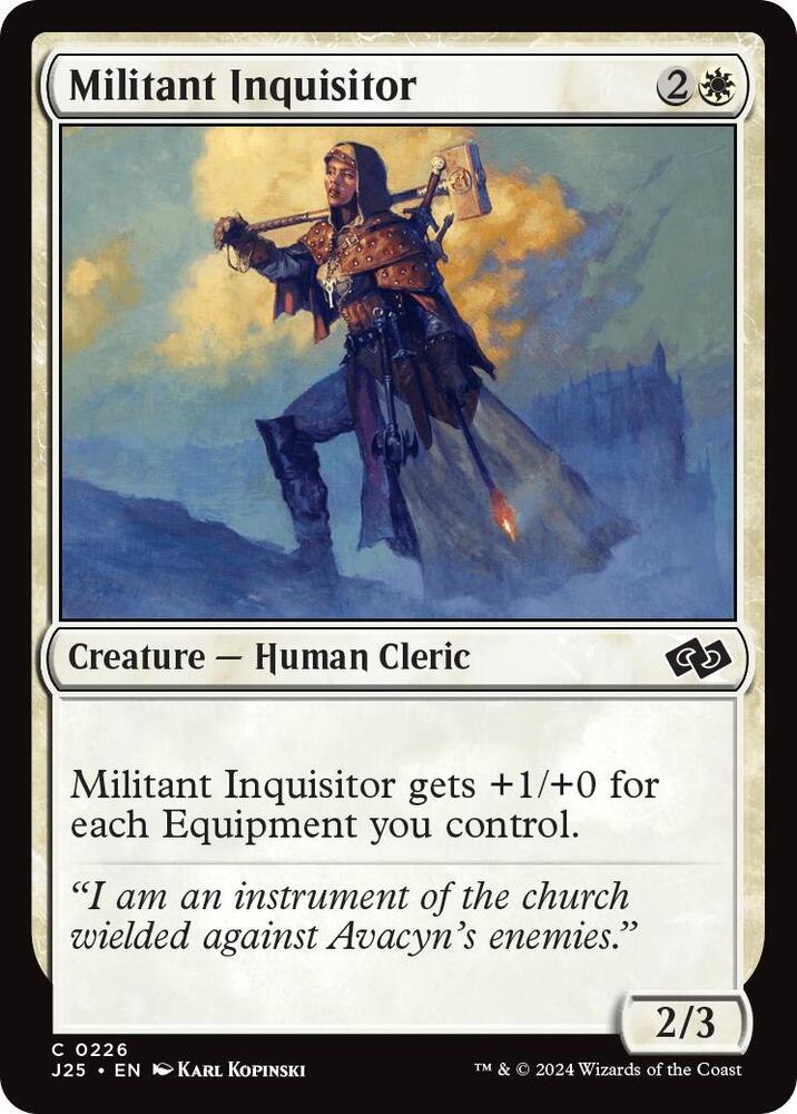 Militant Inquisitor 226/779 (Foundations Jumpstart)  | Good Games Modbury