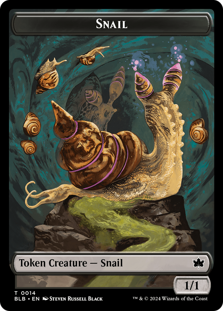 Snail Token [Bloomburrow Tokens] | Good Games Modbury