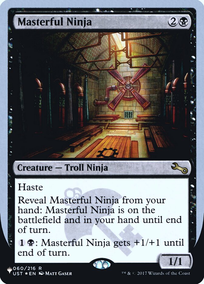 Masterful Ninja (Unfinity Foil Edition) [The List] | Good Games Modbury