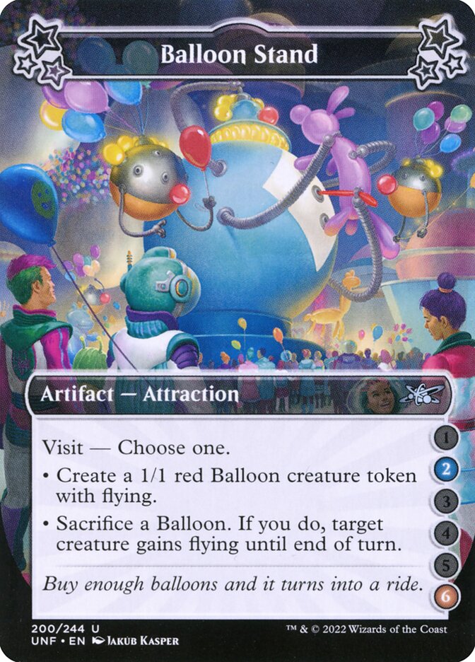 Balloon Stand 200a/244 (Unfinity)  - Foil | Good Games Modbury