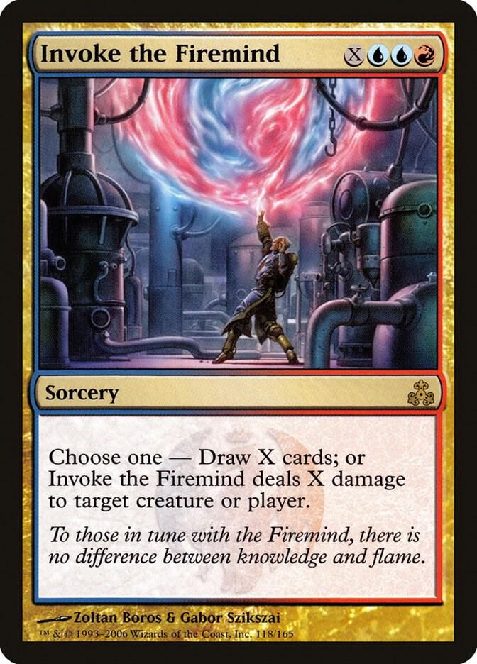 Invoke the Firemind 118/165 (Guildpact)  - Foil | Good Games Modbury