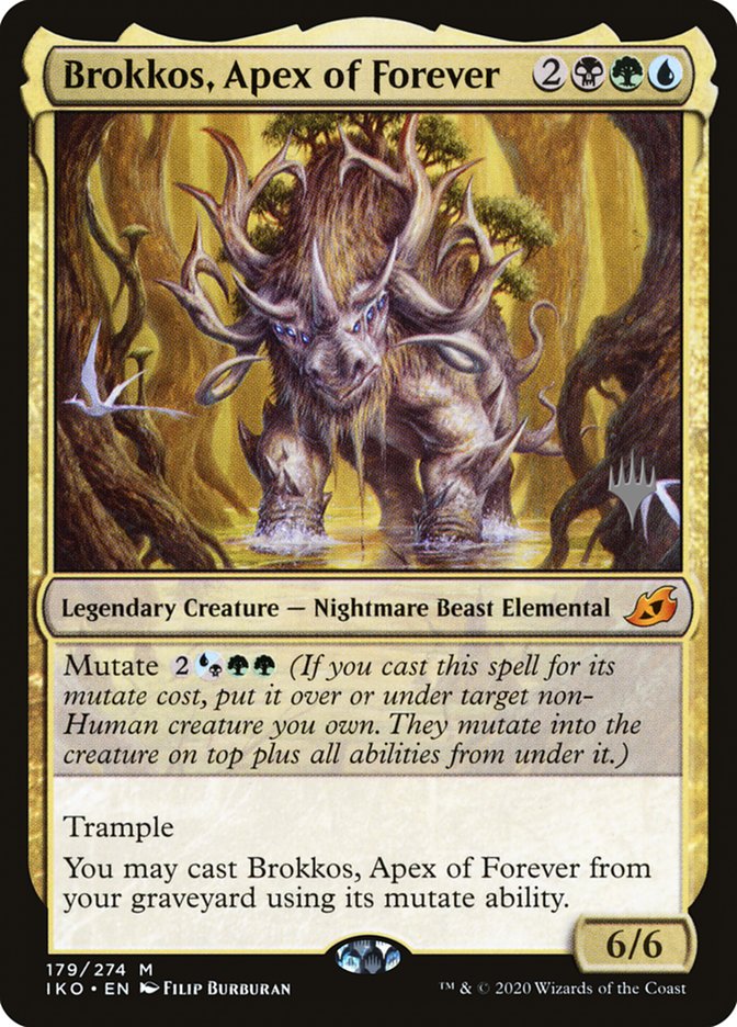 Brokkos, Apex of Forever (Promo Pack) [Ikoria: Lair of Behemoths Promos] | Good Games Modbury