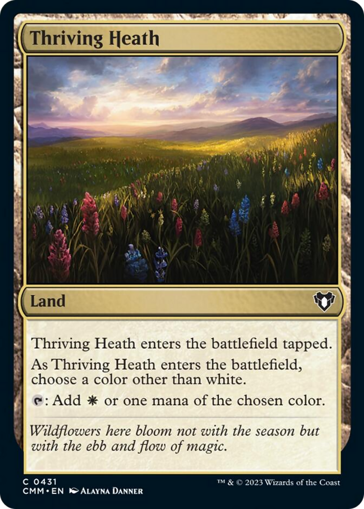 Thriving Heath [Commander Masters] | Good Games Modbury