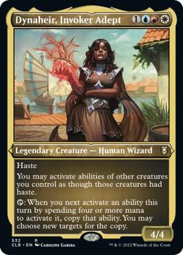 Dynaheir Invoker Adept Foil Etched 532 (Commander Legends: Battle for Baldur's Gate)  - Foil | Good Games Modbury