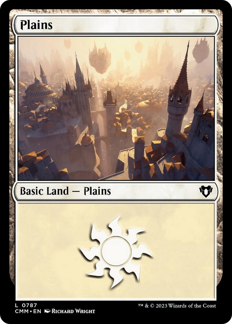 Plains (787) [Commander Masters] | Good Games Modbury