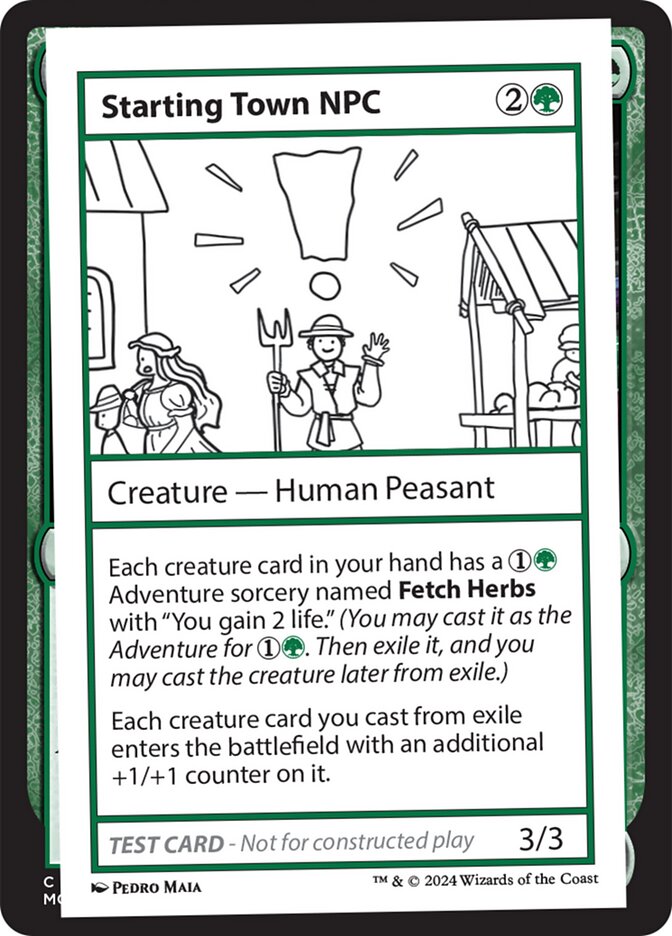 Starting Town NPC 585/390 (Mystery Booster 2 Playtest Cards)  | Good Games Modbury