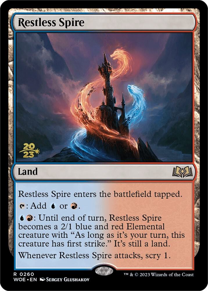 Restless Spire 260s/200 (Prerelease Cards)  - Foil | Good Games Modbury