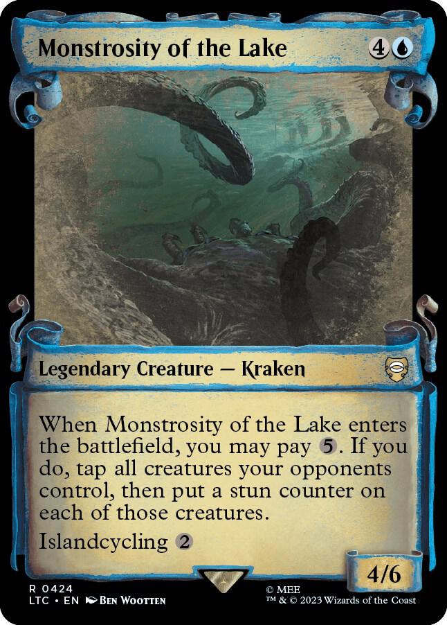 Monstrosity of the Lake Showcase Scrolls 424 (Commander: The Lord of the Rings: Tales of Middle-earth)  - Showcase Scroll | Good Games Modbury