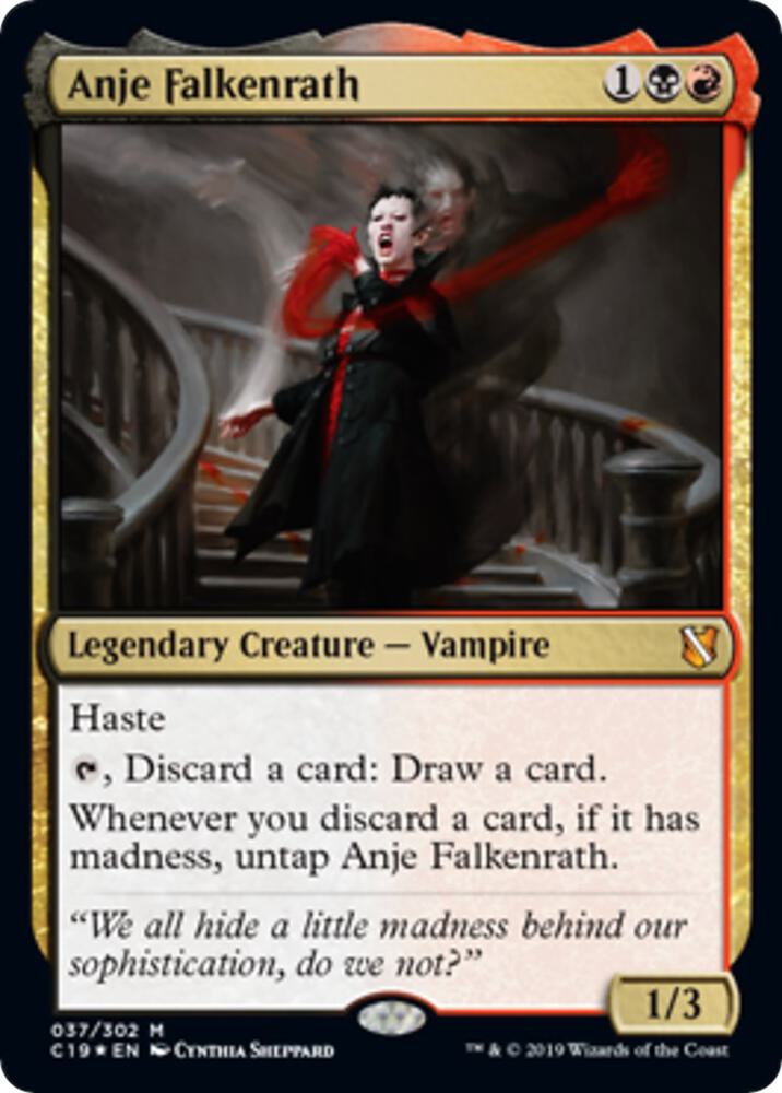 Anje Falkenrath 37/302 (Oversize Cards)  - Foil | Good Games Modbury