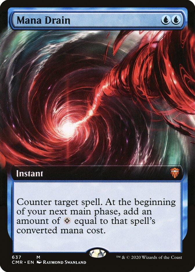 Mana Drain 637/361 (Commander Legends)  - Extended Art Foil | Good Games Modbury