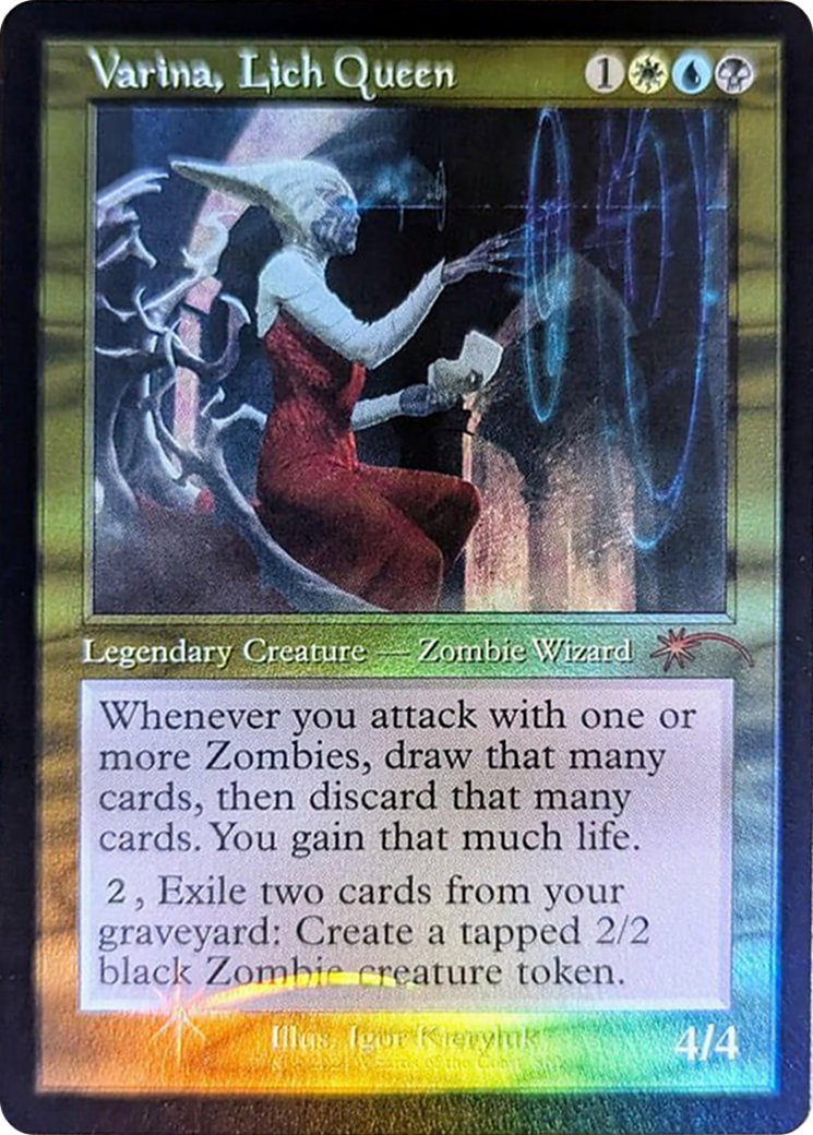 Varina, Lich Queen (Retro Frame) [Secret Lair Drop Series] | Good Games Modbury