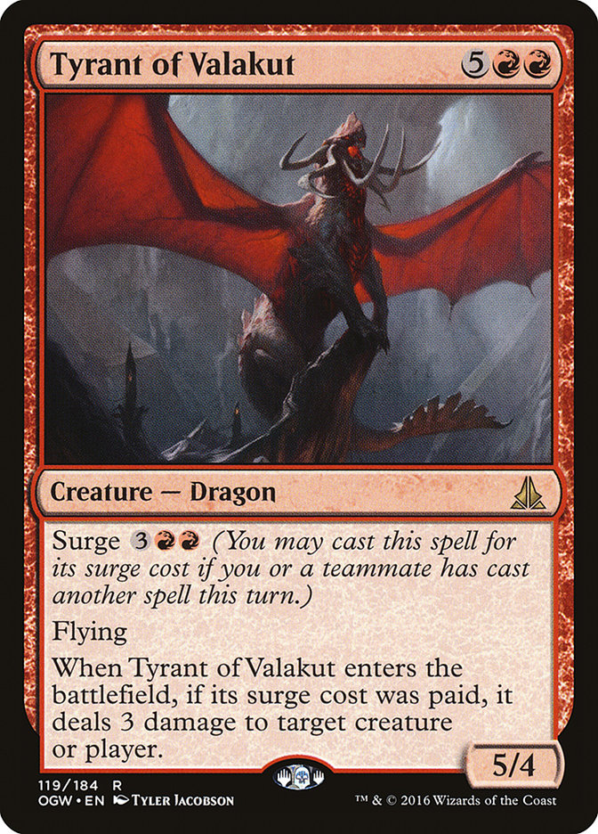 Tyrant of Valakut 119 (Oath of the Gatewatch)  | Good Games Modbury