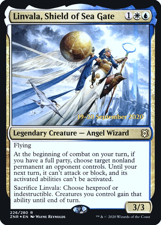 Linvala, Shield of Sea Gate [Zendikar Rising Prerelease Promos] | Good Games Modbury