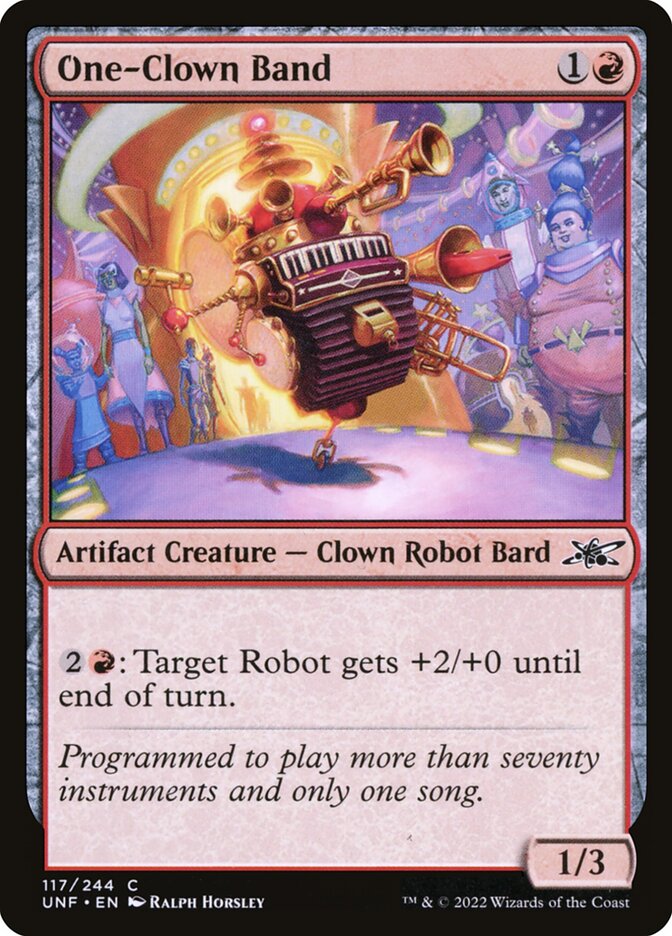One-Clown Band 117/244 (Unfinity)  - Foil | Good Games Modbury