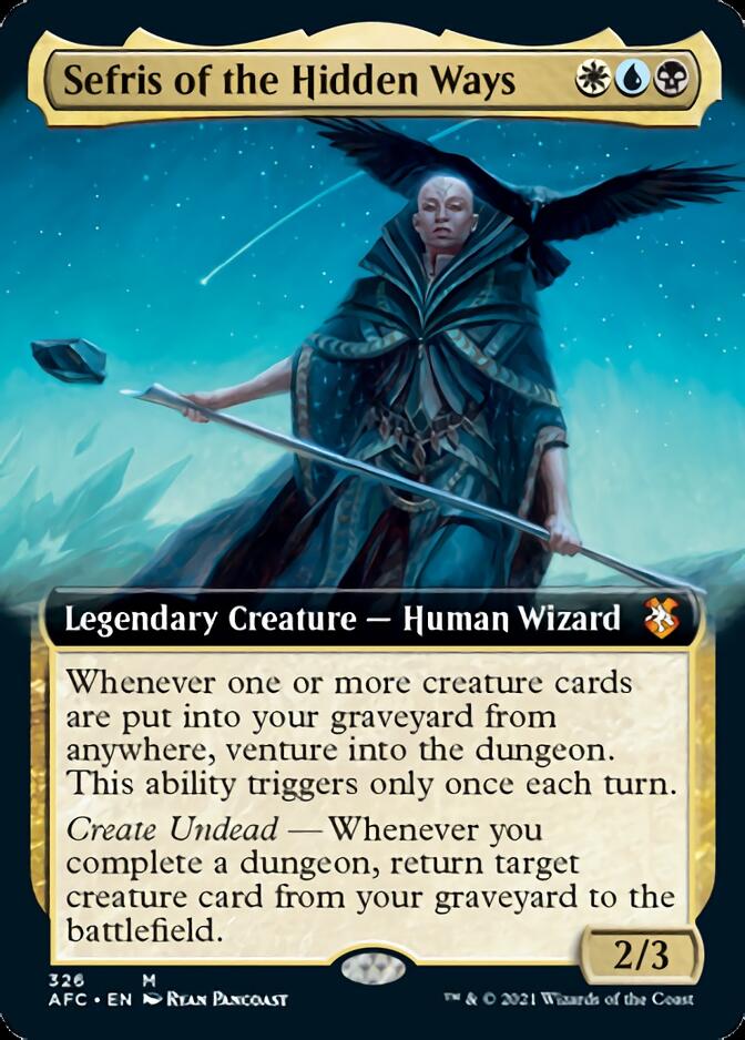 Sefris of the Hidden Ways (Extended Art) [Dungeons & Dragons: Adventures in the Forgotten Realms Commander] | Good Games Modbury