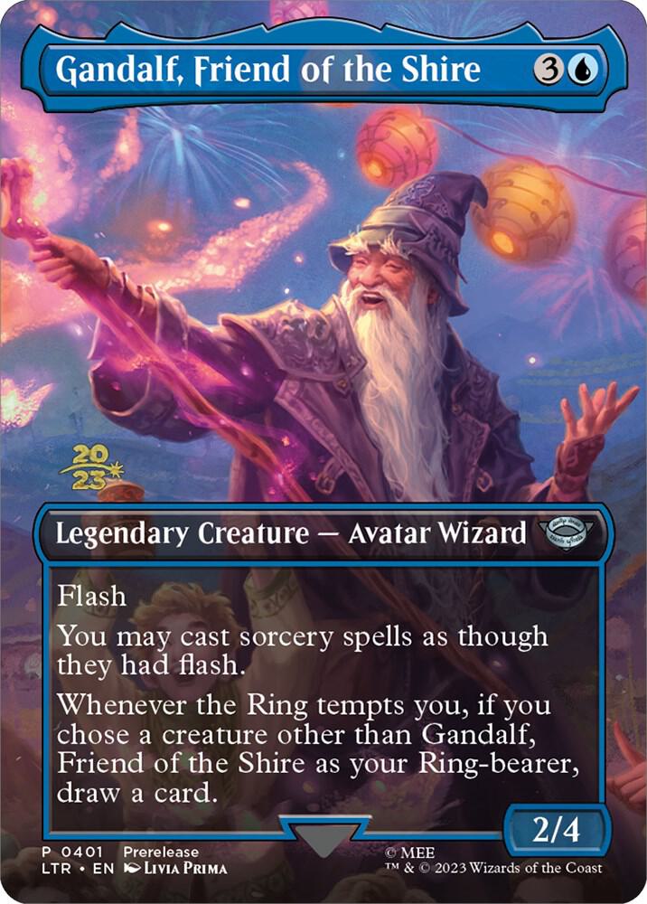 Gandalf Friend of the Shire 401s/86 (Prerelease Cards)  - Foil | Good Games Modbury