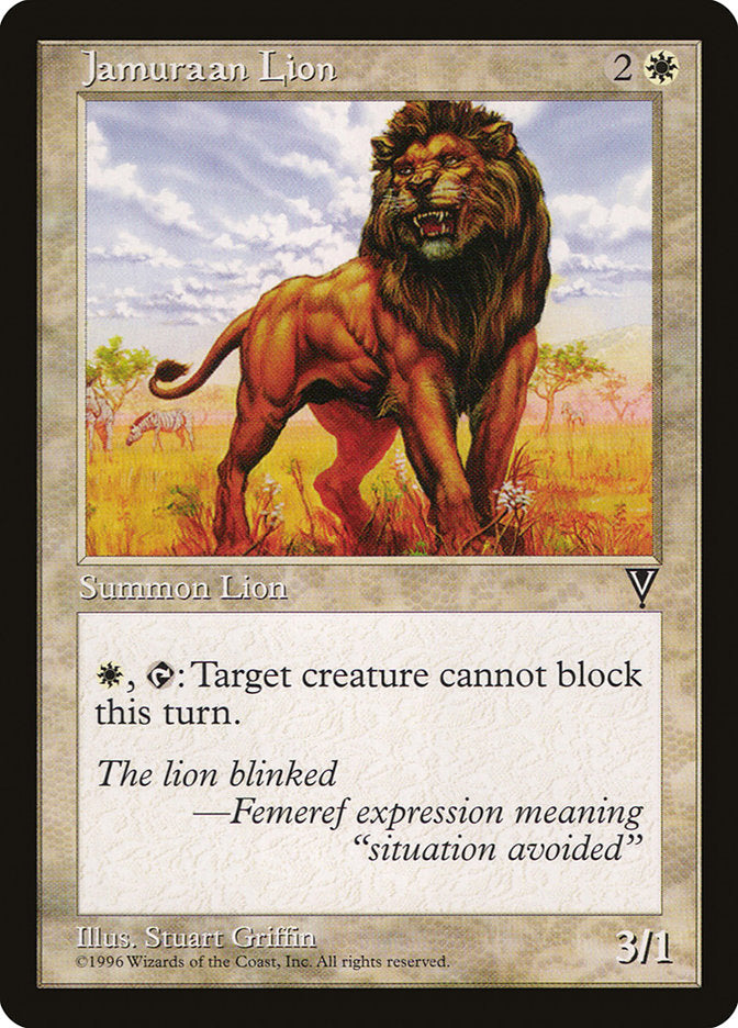 Jamuraan Lion 10/167 (Visions)  | Good Games Modbury