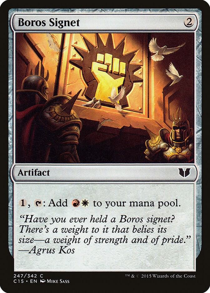 Boros Signet 247/342 (Commander 2015)  | Good Games Modbury