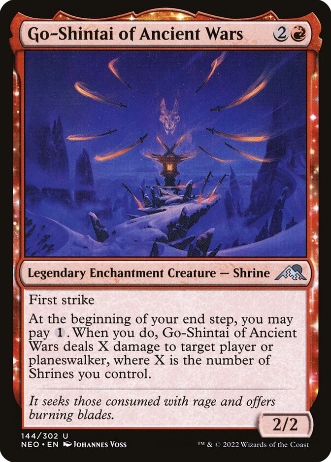 Go-Shintai of Ancient Wars 144/302 (Kamigawa: Neon Dynasty)  - Foil | Good Games Modbury