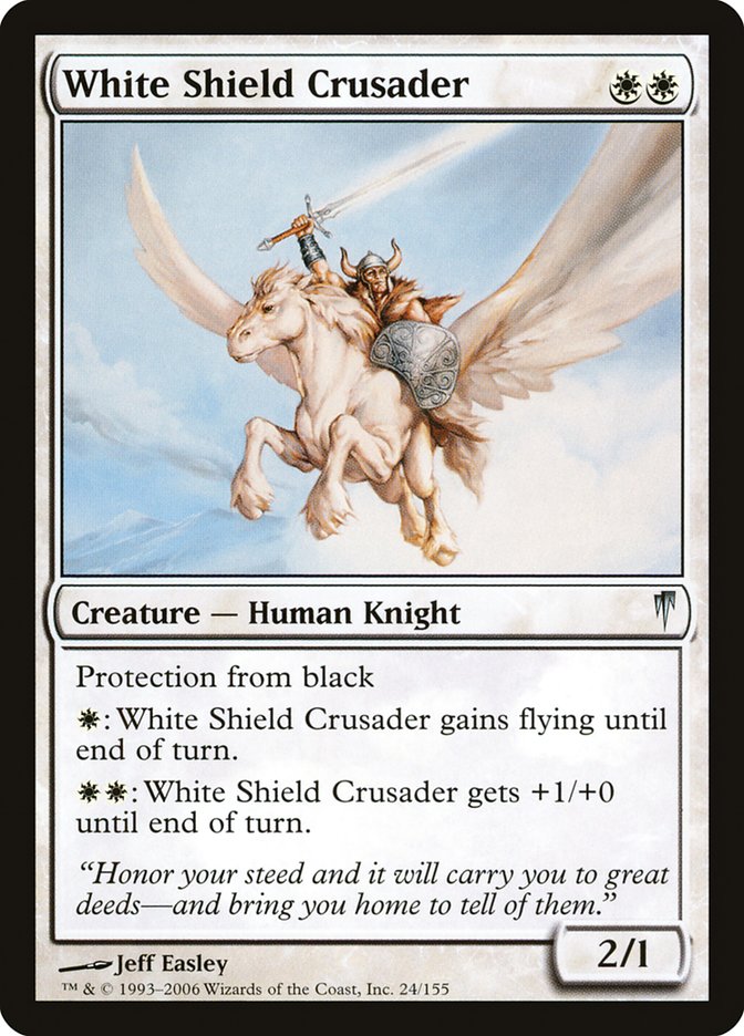 White Shield Crusader 24/155 (Coldsnap)  | Good Games Modbury