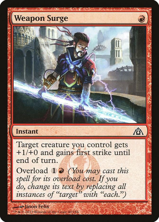 Weapon Surge 40/156 (Dragon's Maze)  - Foil | Good Games Modbury
