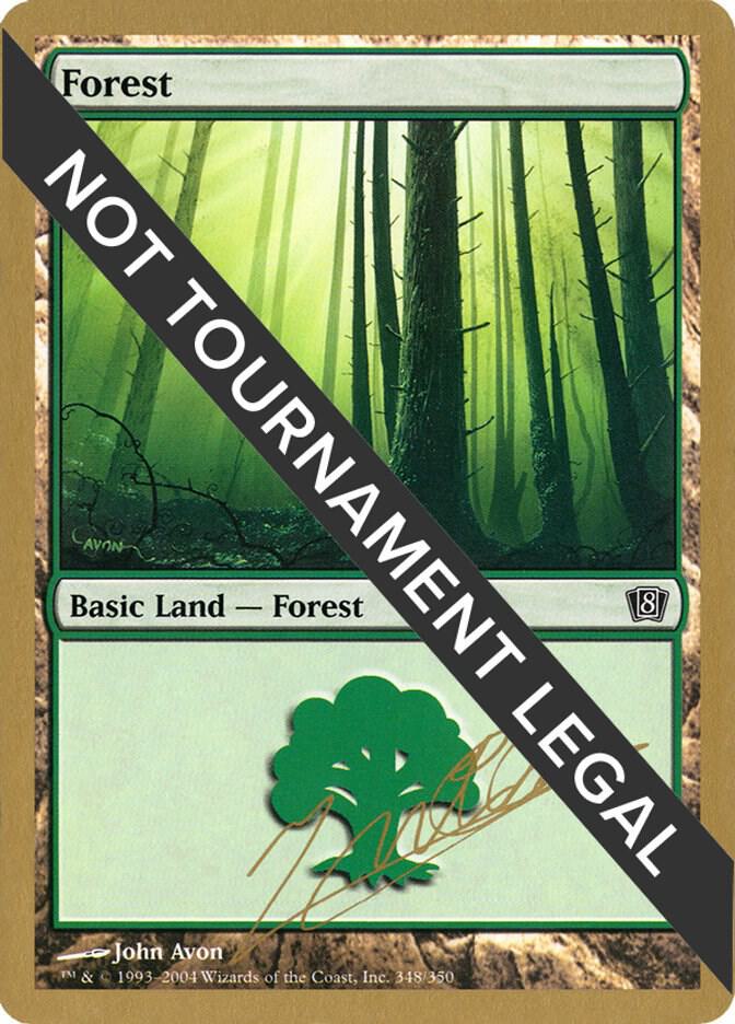 Forest 348 2004 Julien Nuijten 8ED jn348/103 (World Championship Decks)  | Good Games Modbury