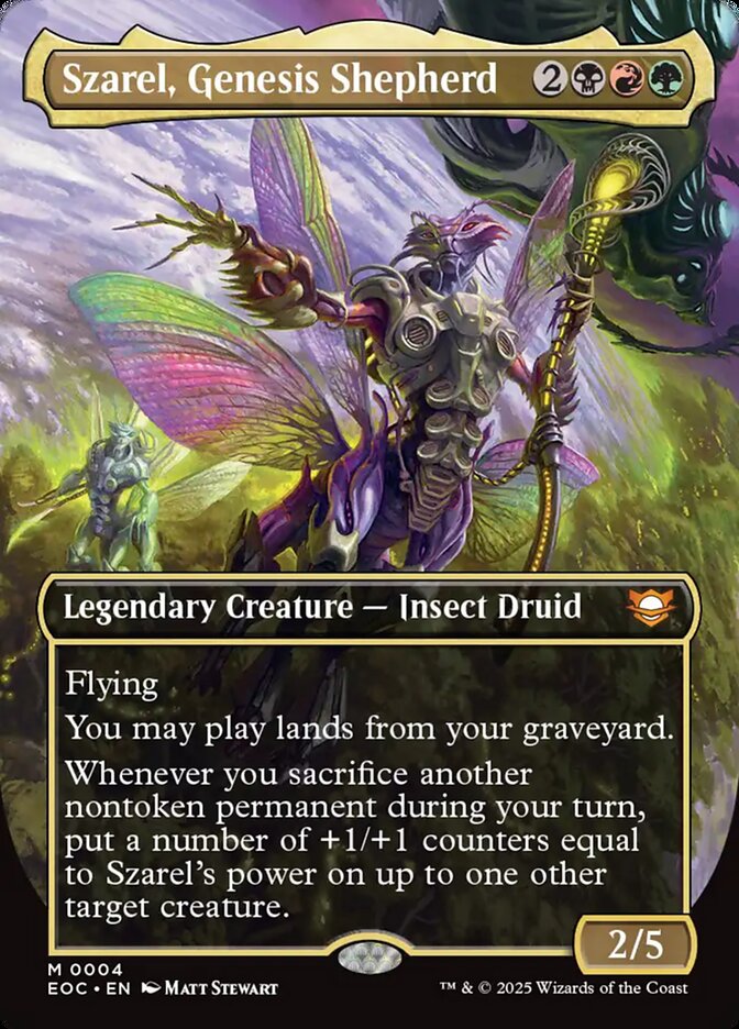 Szarel, Genesis Shepherd 4/191 (Commander: Edge of Eternities)  - Borderless | Good Games Modbury