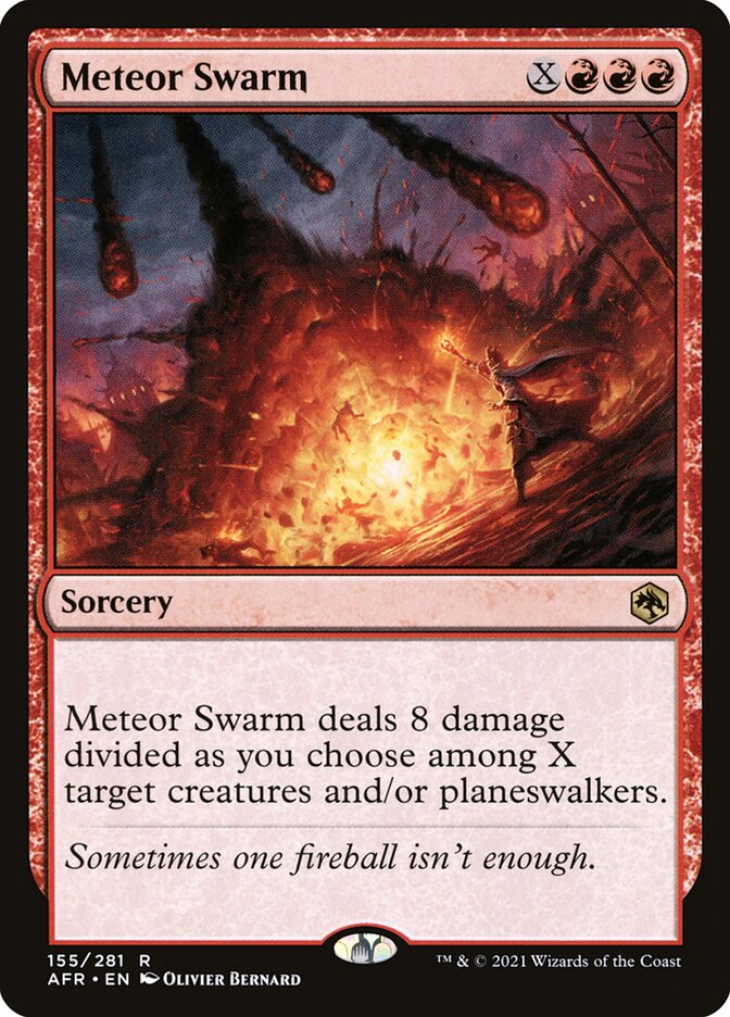 Meteor Swarm 155/281 (Adventures in the Forgotten Realms)  - Foil | Good Games Modbury