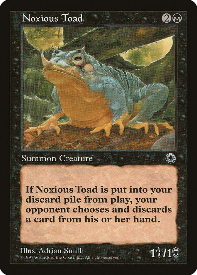 Noxious Toad 104/243 (Portal)  | Good Games Modbury