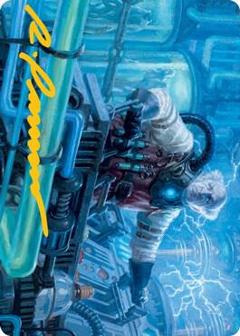 Ludevic Necrogenius Art Card Gold Stamped Signature 65 (Art Series: Innistrad: Midnight Hunt)  | Good Games Modbury