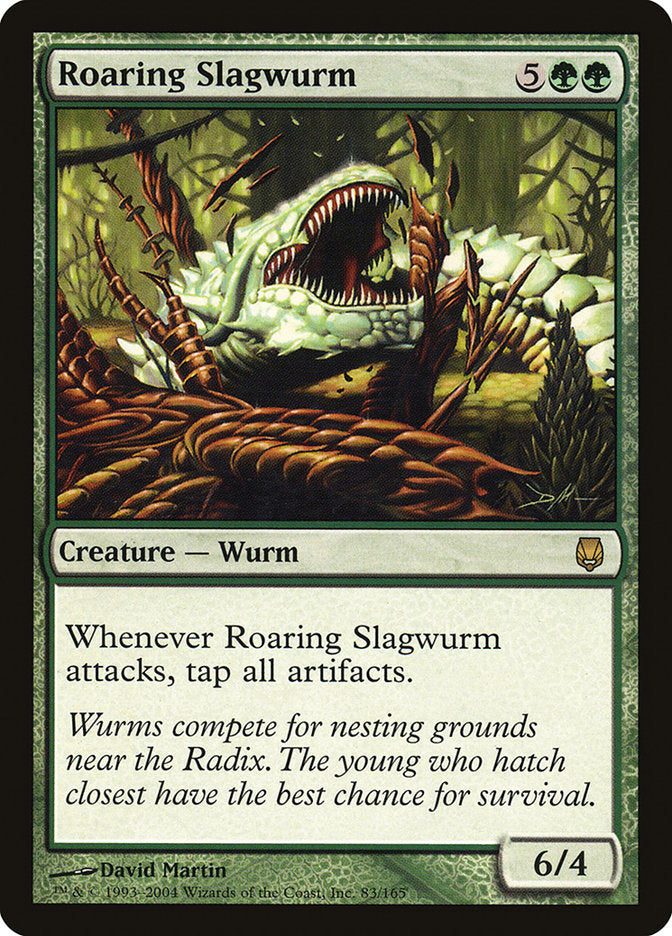 Roaring Slagwurm 83/165 (Darksteel)  - Foil | Good Games Modbury