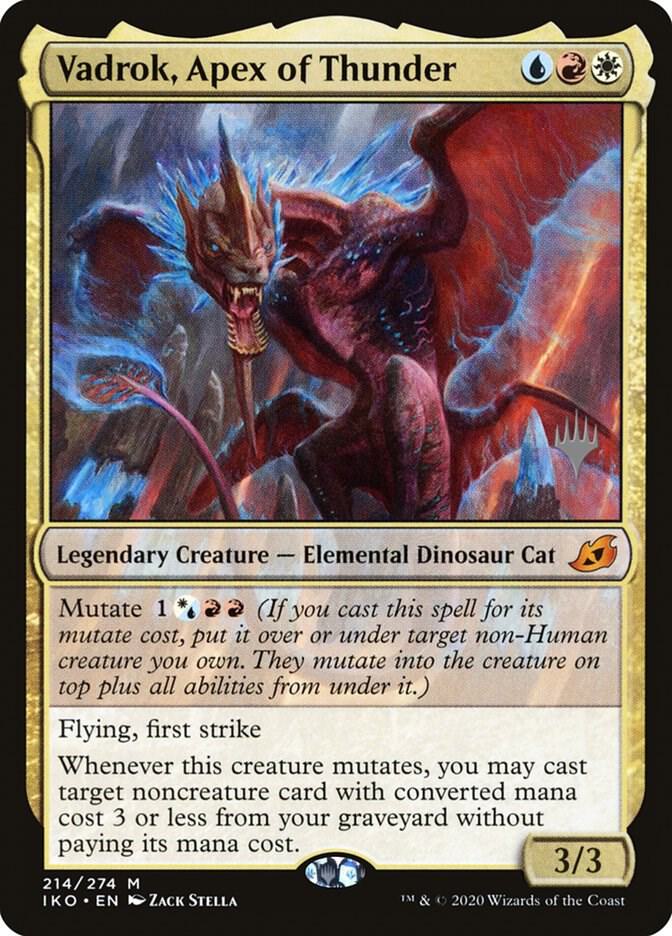 Vadrok Apex of Thunder 214 (Promo Pack: Ikoria)  - Foil | Good Games Modbury