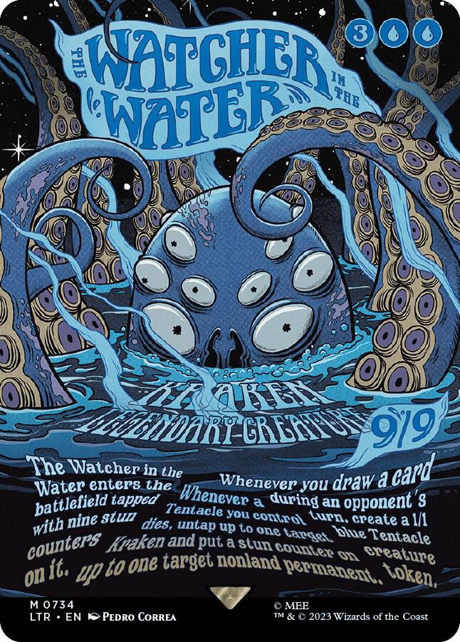 The Watcher in the Water 734 (Universes Beyond: The Lord of the Rings: Tales of Middle-earth)  - Borderless Poster | Good Games Modbury