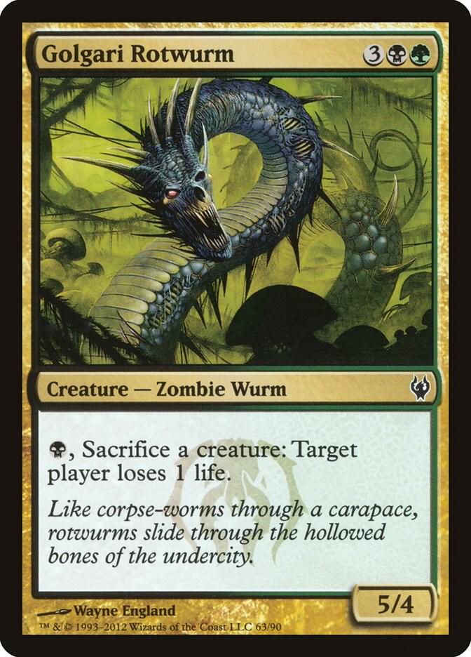 Golgari Rotwurm 63/90 (Duel Decks: Izzet vs. Golgari)  | Good Games Modbury