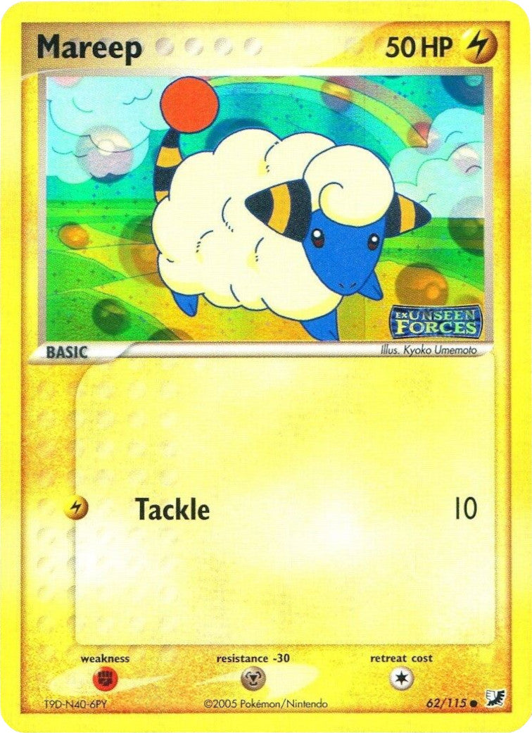 Mareep (62/115) (Stamped) [EX: Unseen Forces] | Good Games Modbury