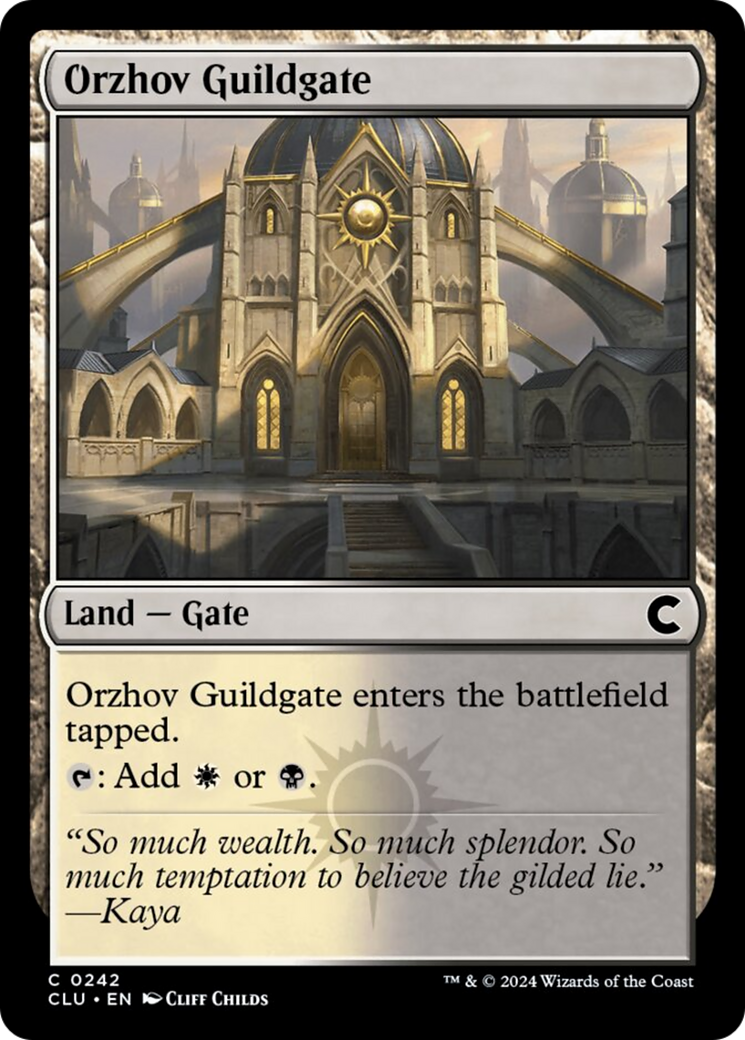 Orzhov Guildgate [Ravnica: Clue Edition] | Good Games Modbury