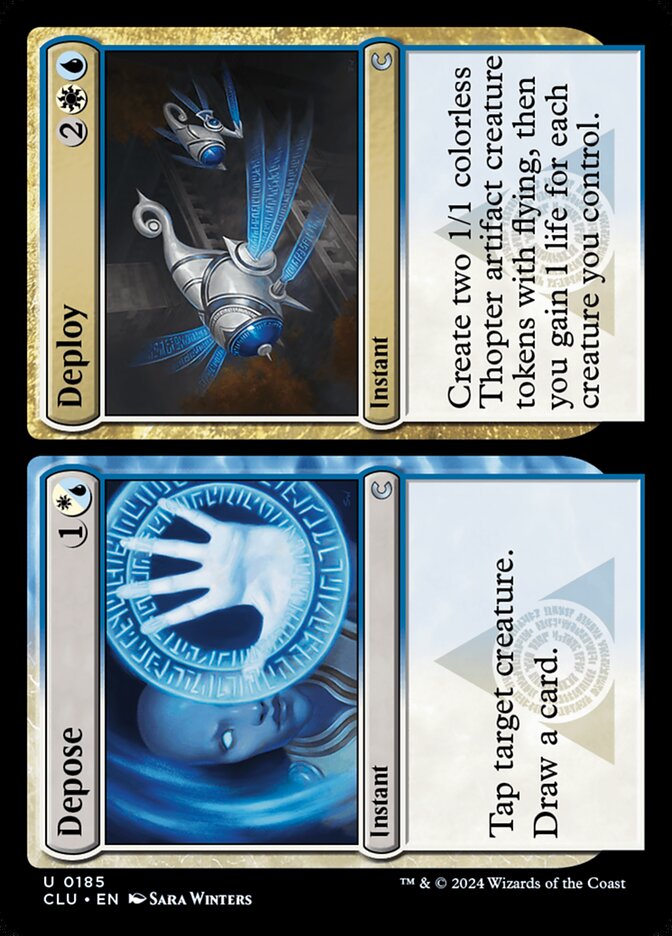 Depose // Deploy 185/284 (Ravnica: Clue Edition)  | Good Games Modbury
