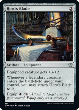 Heros Blade 186/50 (Commander: Dominaria United)  | Good Games Modbury