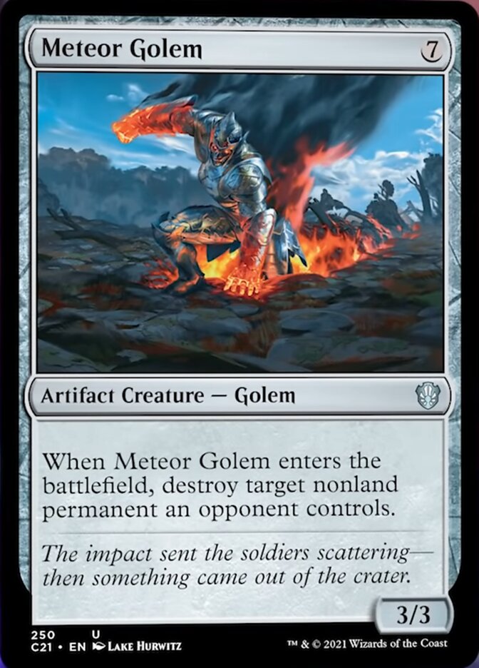 Meteor Golem [Commander 2021] | Good Games Modbury