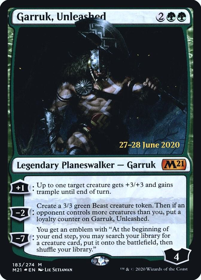 Garruk Unleashed 183s/137 (Prerelease Cards)  - Foil | Good Games Modbury