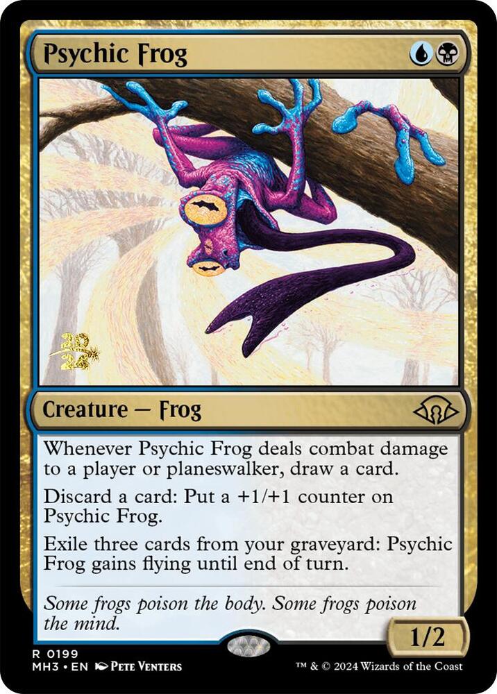Psychic Frog 199s/90 (Prerelease Cards)  - Foil | Good Games Modbury