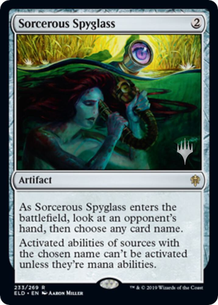 Sorcerous Spyglass 233 (Promo Pack: Throne of Eldraine)  - Foil | Good Games Modbury