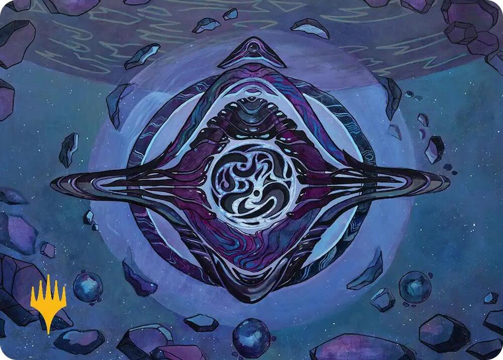 Archenemys Charm Art Card Gold Stamped Planeswalker Symbol 11 (Art Series: Edge of Eternities)  | Good Games Modbury