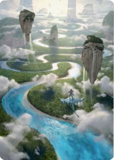 Clearwater Pathway Art Card 25 (Art Series: Zendikar Rising)  | Good Games Modbury