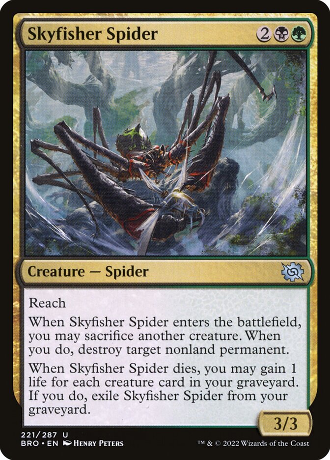 Skyfisher Spider 221/287 (The Brothers' War)  | Good Games Modbury