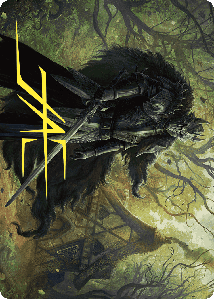 Agatha's Champion Art Card (Gold-Stamped Signature) [Wilds of Eldraine Art Series] | Good Games Modbury