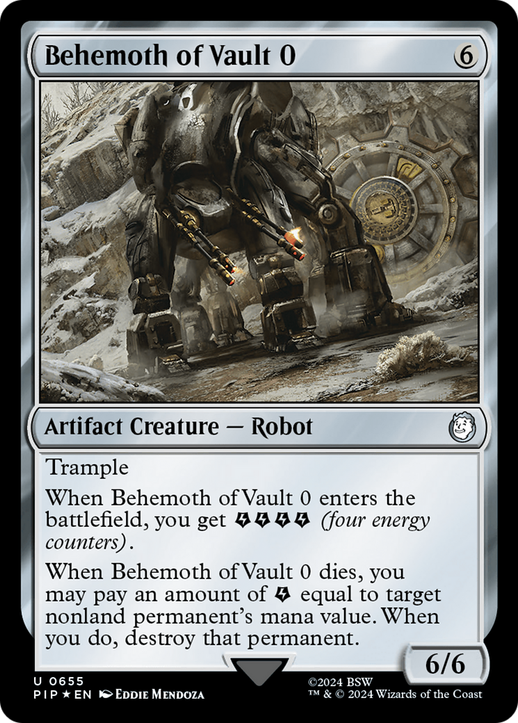 Behemoth of Vault 0 (Surge Foil) [Fallout] | Good Games Modbury