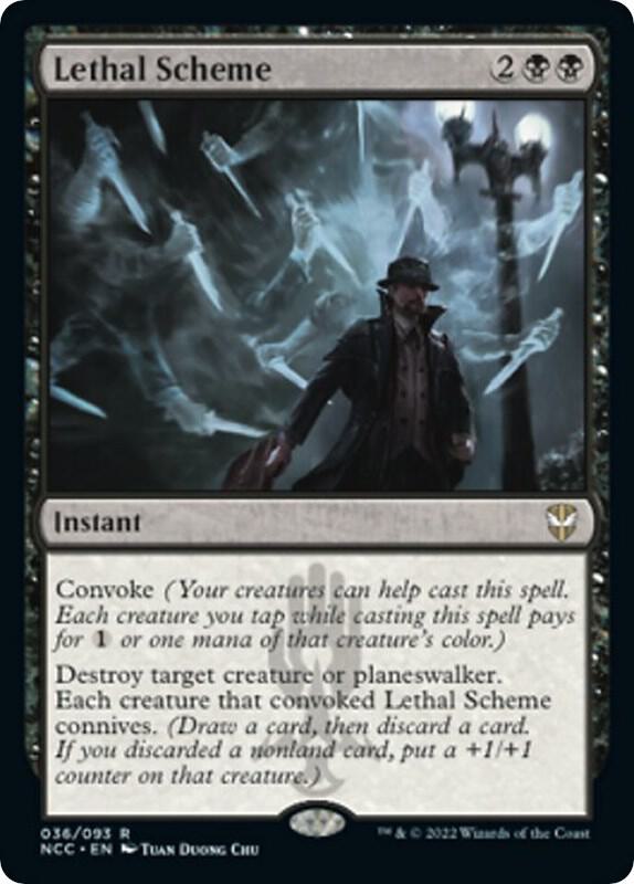 Lethal Scheme 36 (Commander: Streets of New Capenna)  | Good Games Modbury